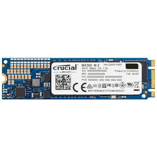 Crucial Жесткий диск SSD M.2 525Gb Crucial (525/530MBs, 830000 IOPS, SATA-III) #CT525MX300SSD4