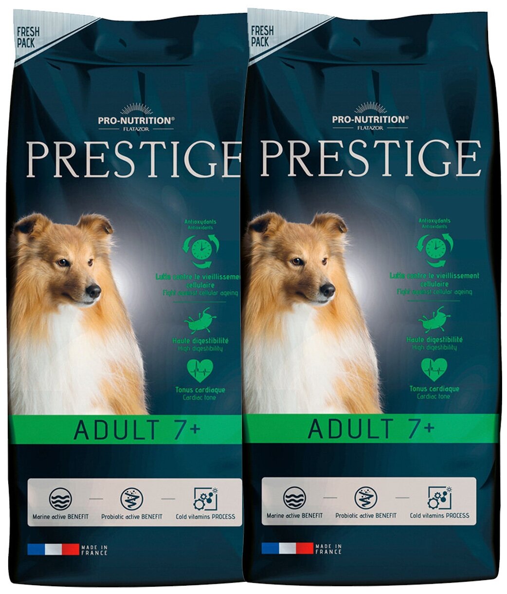 FLATAZOR PRESTIGE ADULT 7+ для пожилых собак всех пород (15 + 15 кг)