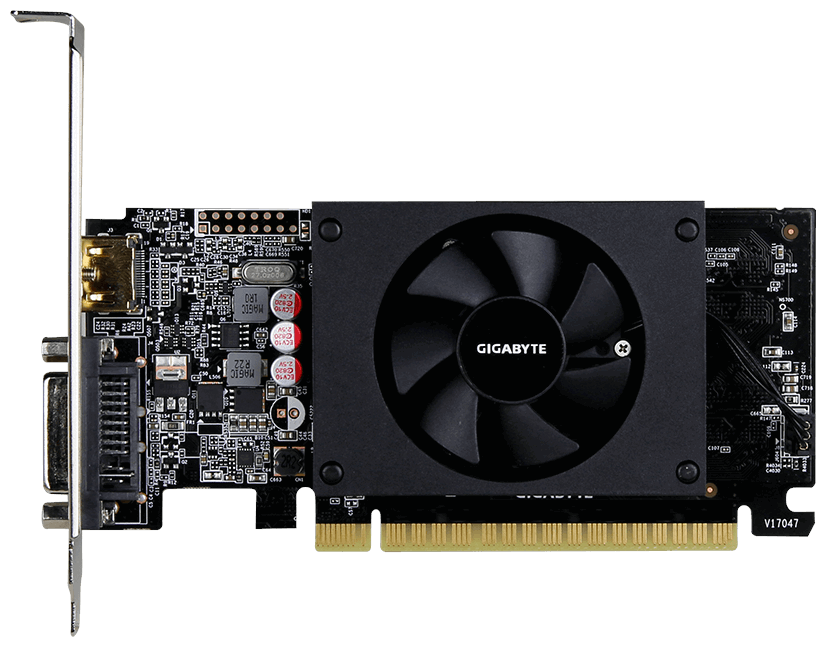Видеокарта GIGABYTE GeForce GT 710 (GV-N710D5-1GL) (rev. 1.0), Retail