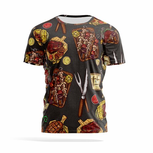 фото Футболка panin brand, размер xxs, серый, красный