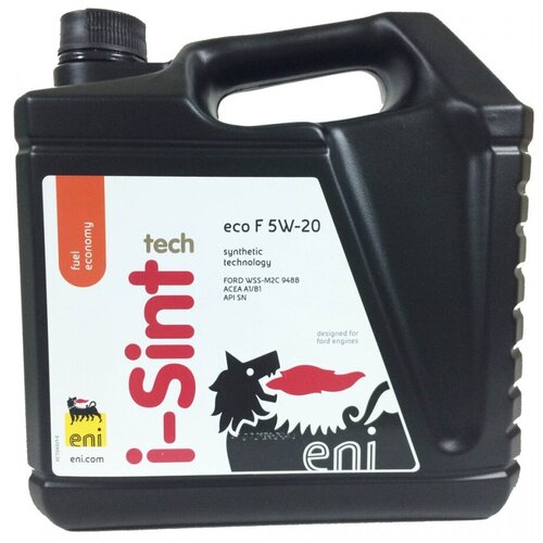 фото Синтетическое моторное масло eni/agip i-sint tech eco f 5w-20 4 л