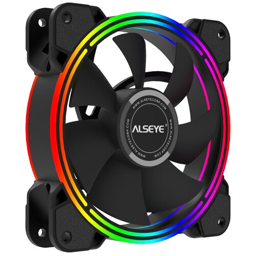 Вентилятор для корпуса Alseye Halo 4.0 12cm FAN 120mm, 8002000RPM, 18.3-45.2CFM, 13.5-35.2dB(A), RT