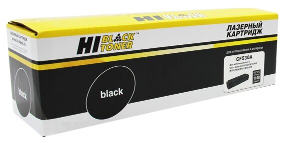 Hi-Black CF530A Картридж для HP CLJ Pro M154A/M180n/M181fw, Bk, 1,1K