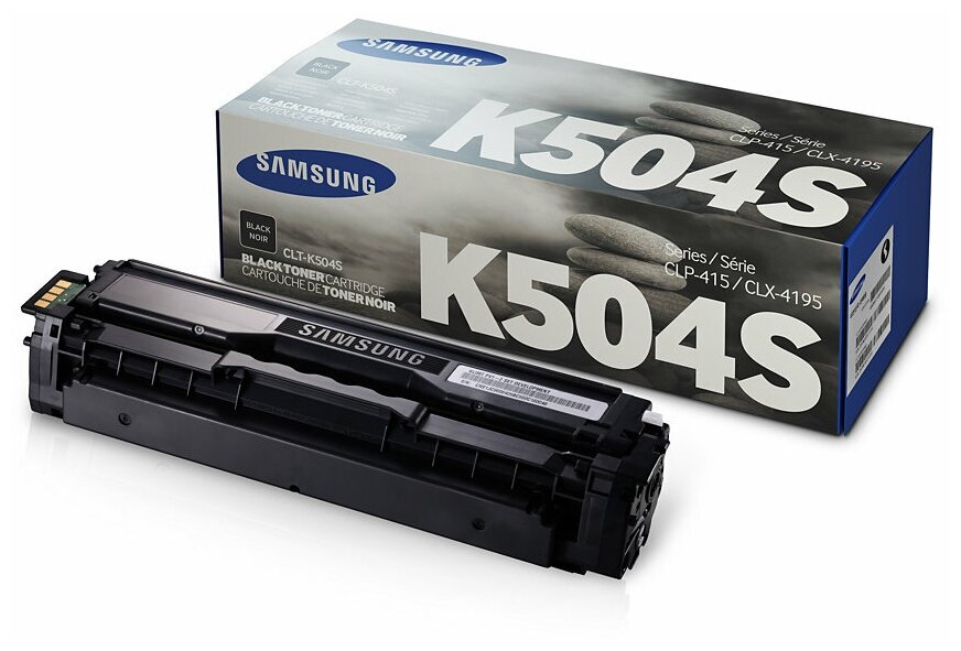 Картридж лазерный Samsung Clt-k504s Su160a черный (2500стр.) для Samsung CLP-415/CLX-4195