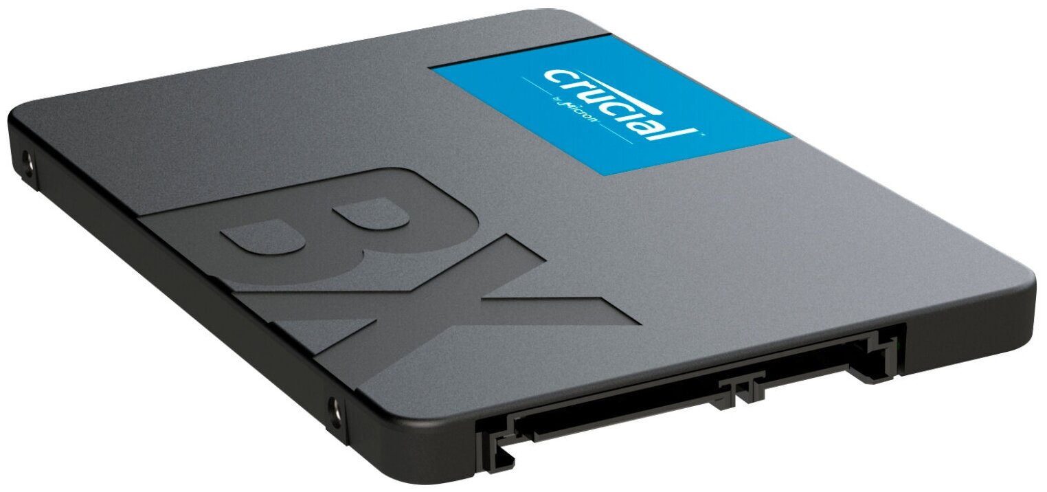 Твердотельный накопитель SSD 2.5 1 Tb Crucial BX500 Read 540Mb/s Write 500Mb/s 3D NAND TLC (CT1000BX500SSD1)