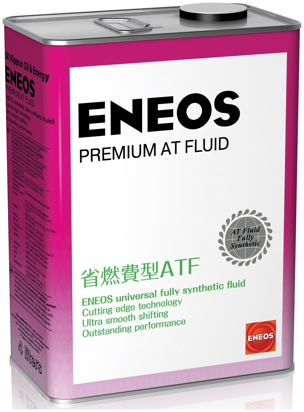 Масло трансмиссионное Eneos 4л синтетика atf premium at fluid Eneos 8809478942032