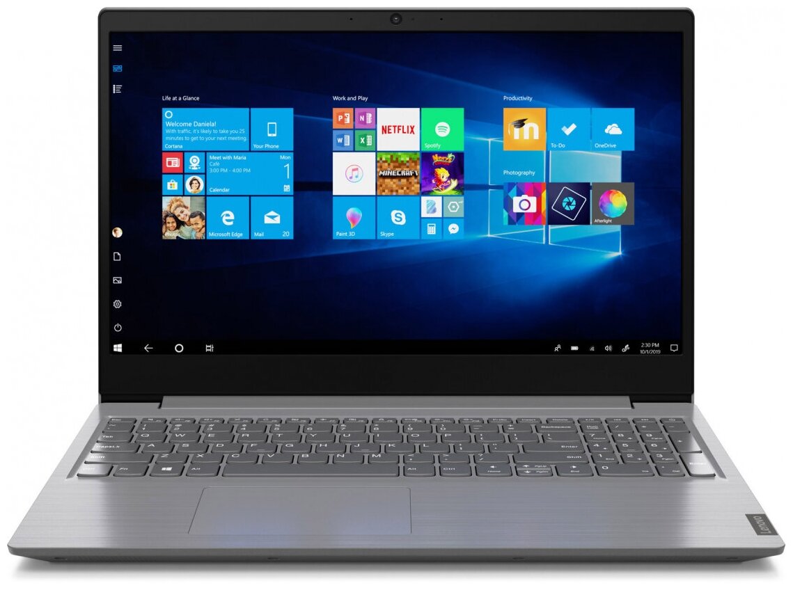 Ноутбук Lenovo V15-ADA (82C70011RU) 15.6"(1920x1080)TN/ Ryzen 5-3500U(2.1ГГц)/ 8Гб/ 1Тб HDD/ Radeon Graphics/ Win10 Pro/ Серый
