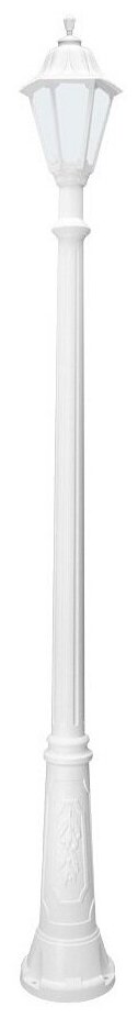 Fumagalli Уличный светильник Gigi/Anna E22.156.000.WYF1R, E27, 6 Вт, цвет арматуры: белый, цвет плафона белый