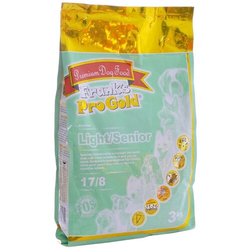 Frank's ProGold Light/Senior 17/8 - Облегченный корм для пожилых собак 15 кг (15 кг)