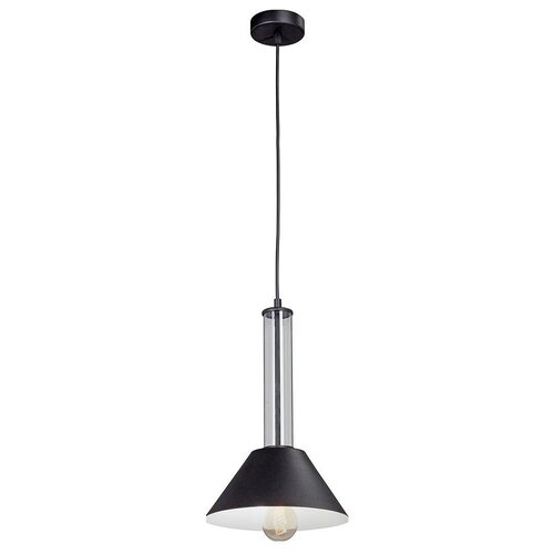 Потолочный светильник Vitaluce V4836-1/1S, E27, 40 Вт, кол-во ламп: 1 шт., цвет: черный
