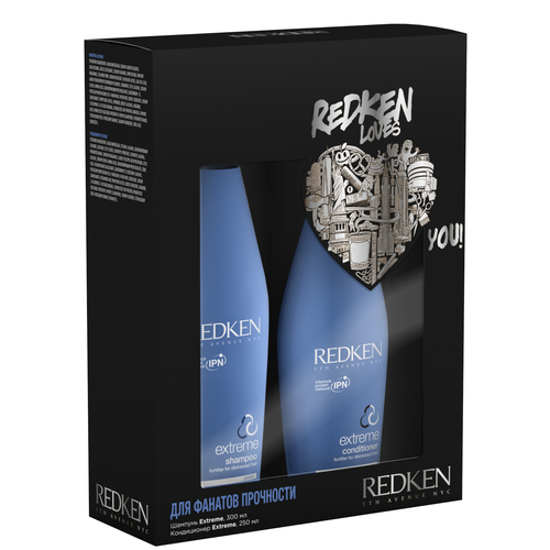 набор Redken Extreme шампунь 300 мл + кондиционер 300 мл