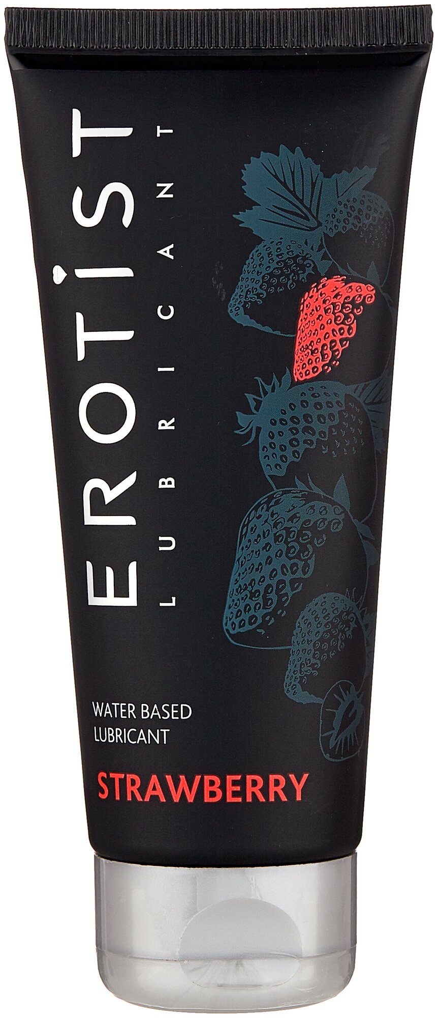 Гель-смазка Erotist Strawberry на водной основе, 120 г, 100 мл, клубника, 1 шт.