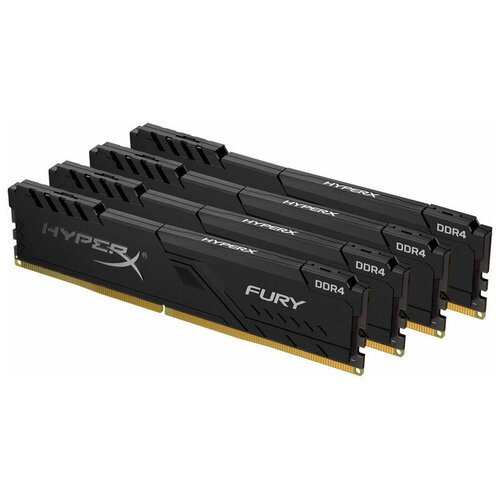 Оперативная память 64 Gb 2666 MHz Kingston HYPERX FURY Black HX426C16FB4K464 1664300₽