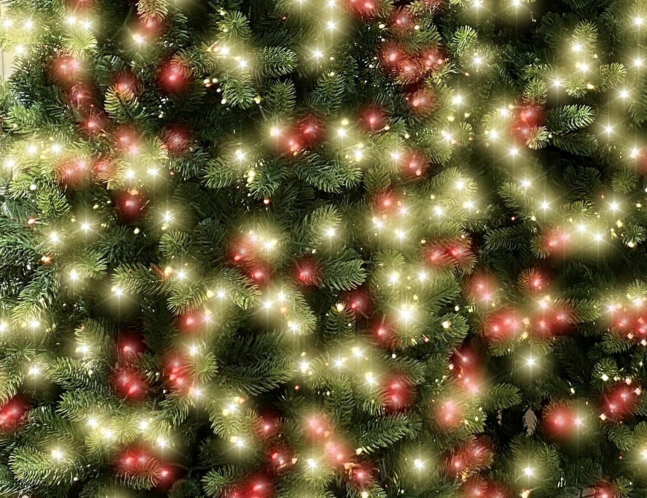 A Perfect Christmas Искусственная стройная елка с гирляндой Джорджия Slim 228 см, 2000 красных/теплых белых ламп, литая + ПВХ 31GEOR228DL