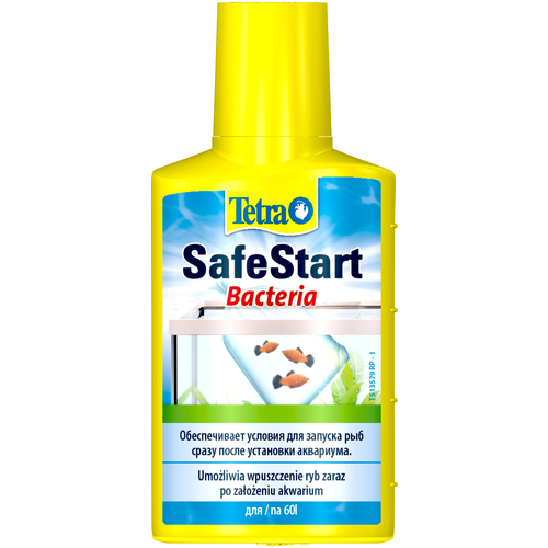 Tetra SafeStart средство для запуска биофильтра, 50 мл, 60 г tetra safestart бактериальная культура для запуска нового аквариума 50 мл