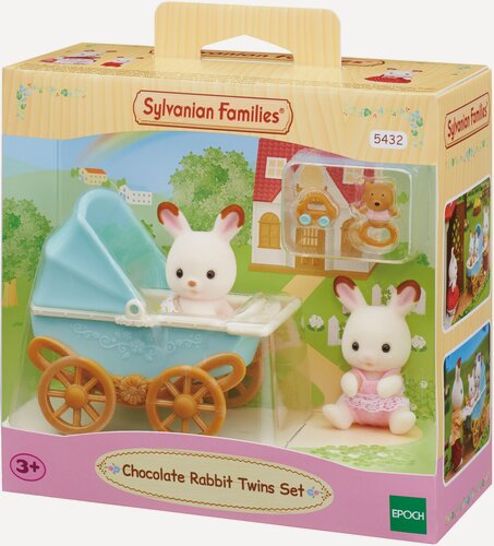 Изображение товара Игровой набор Sylvanian Families 5432 "Двойняшки в коляске", с фигурками, 3+,