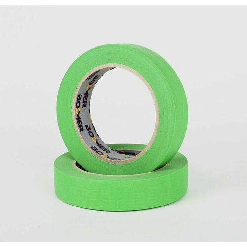 Лента маскирующая BOOMER 8010, 24 ммx40м, скотч зеленый -5 шт.