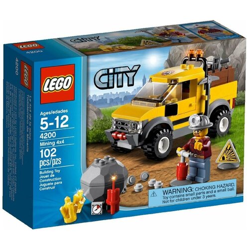 LEGO City 4200 Горный внедорожник 4X4, 102 дет. конструктор lego city 60230 комплект мини фигурок исследования космоса