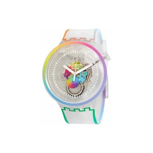 Наручные часы swatch Swatch (LET'S PARADE) so27e107. Оригинал, от официального представителя., белый, мультиколор