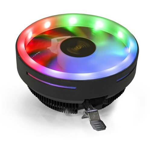Вентилятор для процессора ExeGate Dark Magic EE400XL-PWM, черный/белый/RGB