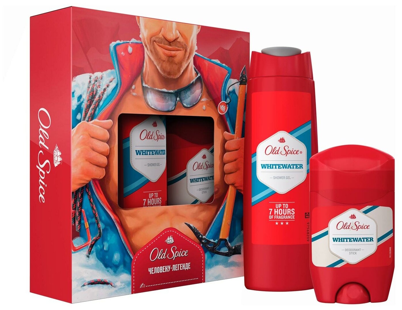 Подарочный набор Old Spice White Water Гель для душа 250мл + Твердый дезодорант 50мл - фото №17