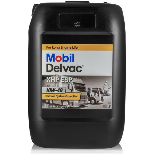 Mobil Масло Моторное Mobil Delvac Xhp Esp 10w-40 Синтетическое 20 Л 152994