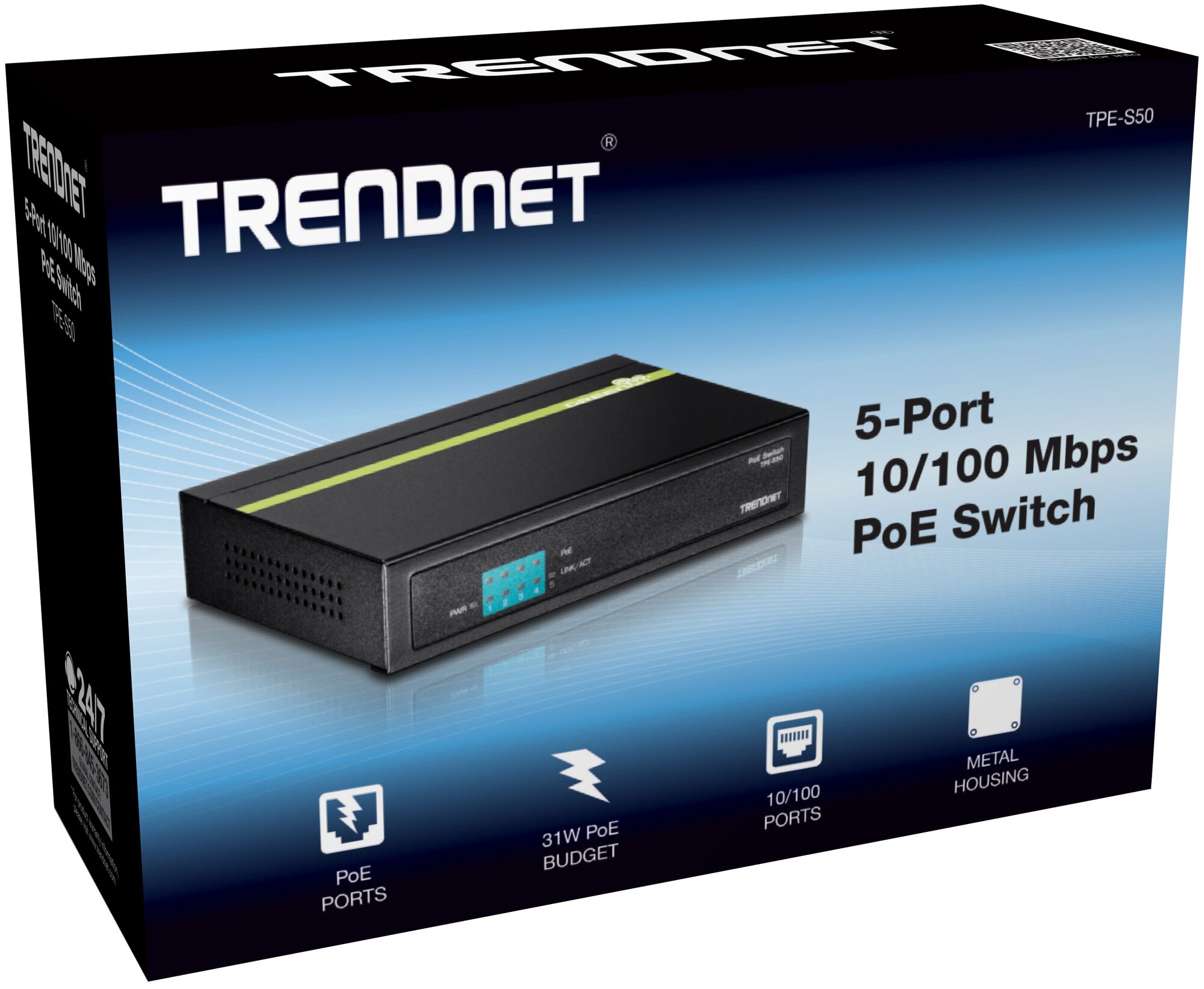 Коммутатор TRENDnet TPE-S50