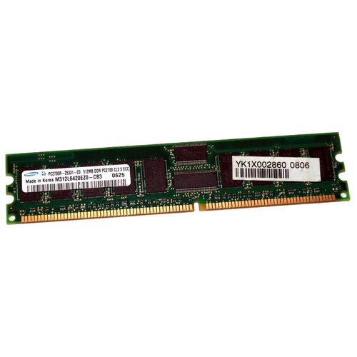 Оперативная память Samsung 512 МБ DDR 400 МГц DIMM CL2.5 M312L6420EZ0-CB3 оперативная память samsung ddr 400 мгц dimm m368l3223etm cb3
