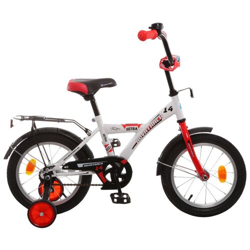 Детский велосипед Novatrack Astra 14 (2015) белый (требует финальной сборки) детский велосипед novatrack strike 14 2020 черный зеленый 8 требует финальной сборки