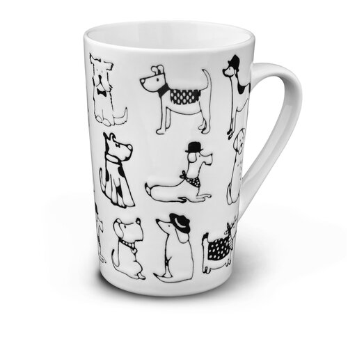 Кружка фарфоровая Atmosphere, 440 мл, Dogs