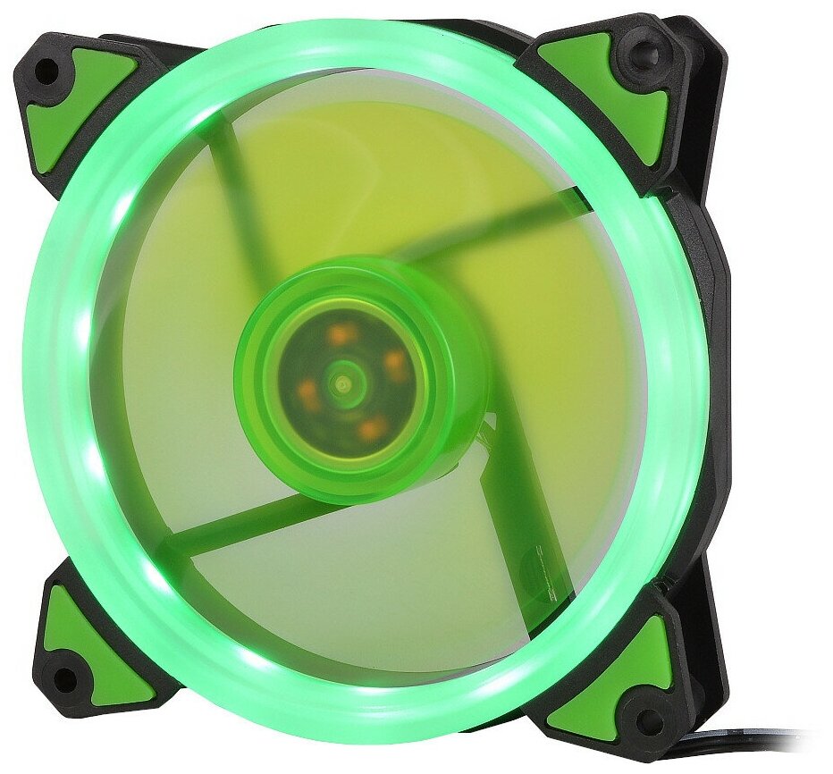 Вентилятор 120x120 Crown (CMCF-12025S-1232) Green Led 1500rpm