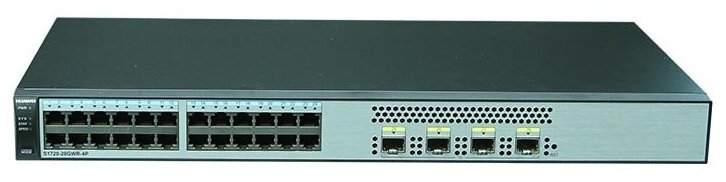 Коммутатор Huawei 24GE 4SFP S1720-28GWR-4P