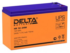 Аккумуляторная батарея DELTA Battery HR 12-34W 9 А·ч