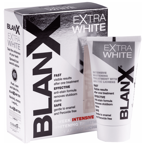 Зубная паста Blanx Extra White интенсивное отбеливание, 50 мл