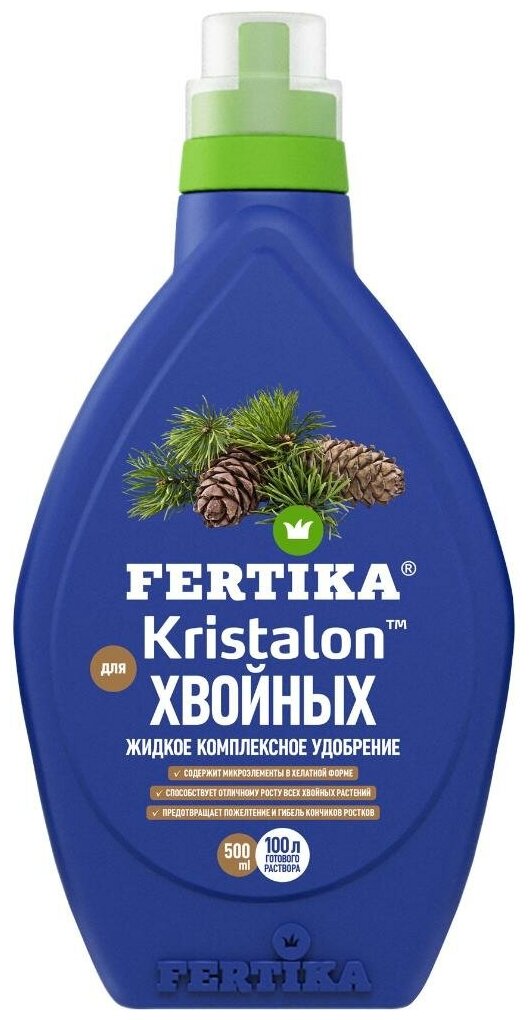 Удобрение FERTIKA (Фертика) Kristalon для хвойных, 0.5 л - фотография № 1