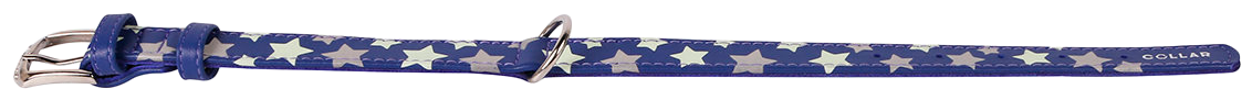Ошейник COLLAR GLAMOUR с узором "Звёздочка" фиолетовый 20мм*30-39см 35869 - фотография № 3