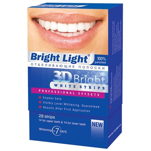 Купить Bright Light отбеливающие полоски 3D Bright Professional Effects, 28 шт.
