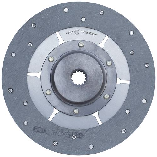 Диск сцепления ЛТЗ-60 главной муфты ведомый (14 шлицев) тара Т25-1601130-Г