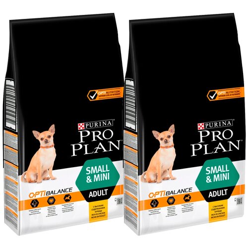 Сухой корм для собак Pro Plan с высоким содержанием курицы 1 уп. х 2 шт. х 7 кг orijen adult dog small bread 1 8kg