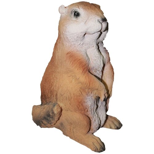 Садовая фигура ТулаСад Суслик бежевый/коричневый ,20 см