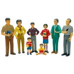 Набор фигур Азиатская семья - изображение