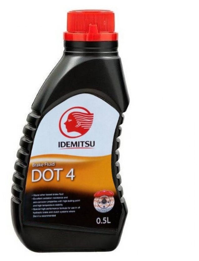 Тормозная жидкость IDEMITSU DOT-4 (0.5л.)
