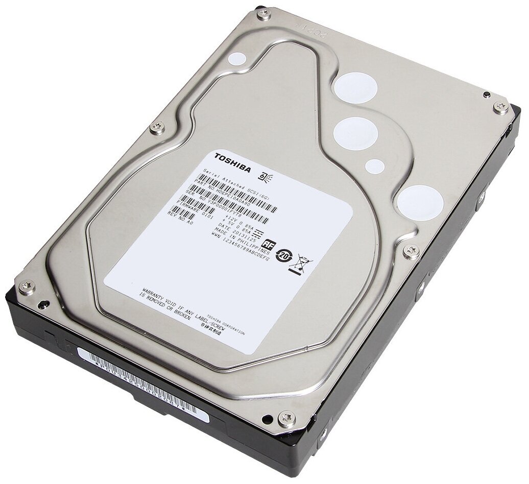 Для серверов Toshiba Жесткий диск Toshiba MG04SCA200E 2Tb 7200 SAS 3,5