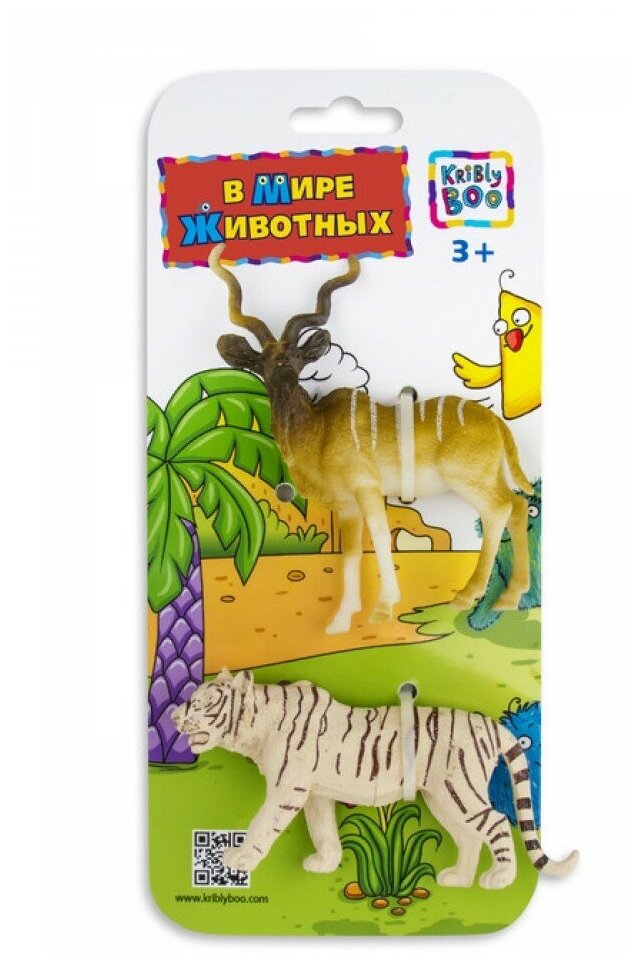 Kribly Boo. Фигурки зверей "В Мире Животных" в асс-те арт.65297/63981/63982