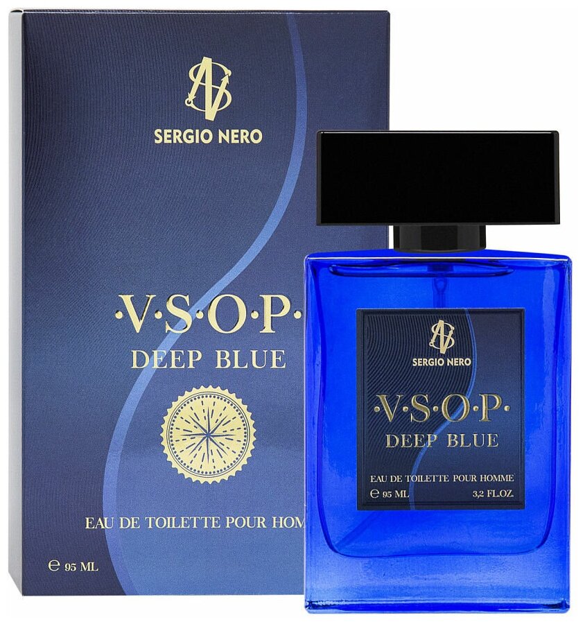 Туалетная вода SERGIO NERO VSOP deep blue, 95 мл