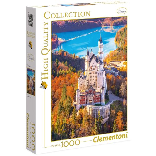 Пазл Clementoni High Quality Collection Замок Нойшванштайн с высоты птичьего полета (39382), 1000 дет. пазл clementoni high quality collection париж с высоты полета 31815 1500 дет