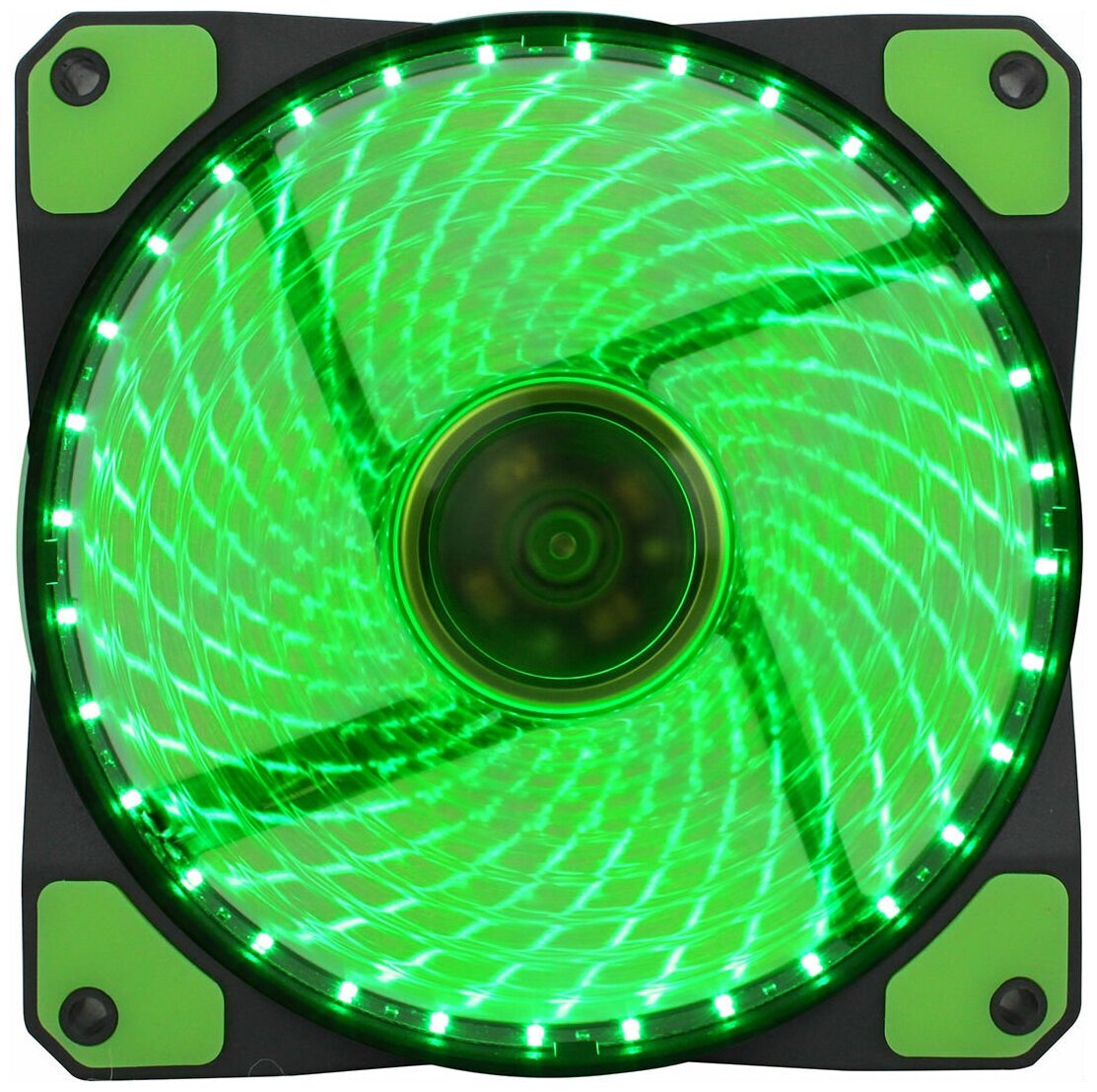 Система охлаждения для корпуса GameMax Galeforce 32 x Green LED, черный/зеленый - фото №3