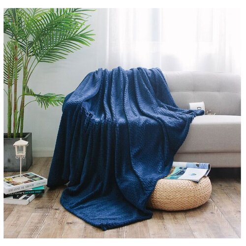 фото Плед cleo royal plush 180 х 200 см, синий