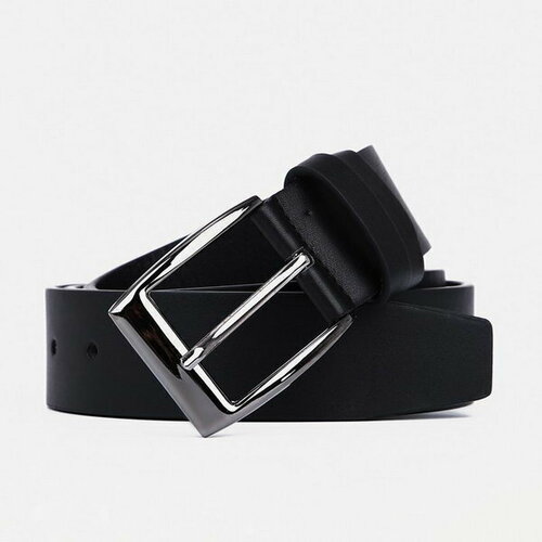 фото Ремень сима-ленд, размер 115, черный сима-лэнд