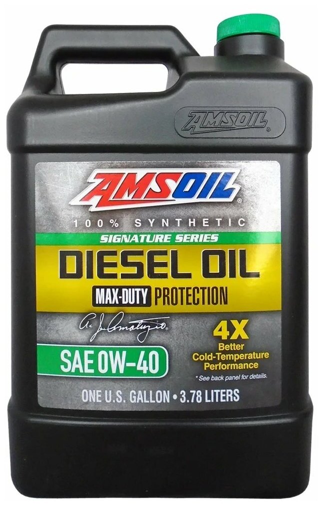 Моторное масло AMSOIL Max-Duty Synthetic Diesel Oil SAE 0W-40 (3.78л)